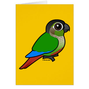 Cartão Birdorable Conure Verde-cheeked