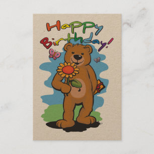 Cartão Birthday Bear