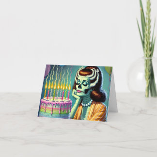 Cartão Birthday Blues