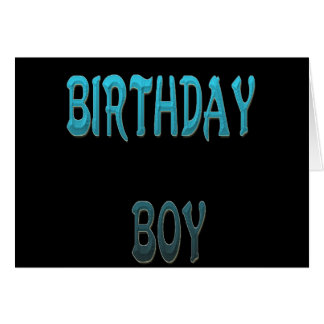 Cartão Birthday Boy