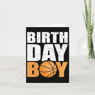 Cartão Birthday Boy Bysketbyll Partido do Tema Futuro Bys