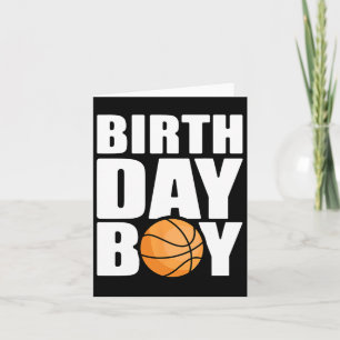 Cartão Birthday Boy Bysketbyll Partido do Tema Futuro Bys