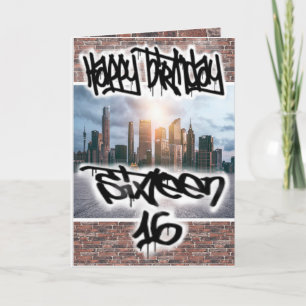 Cartão Birthday card 16