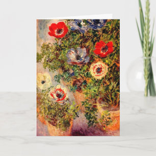 Cartão Birthday Card - Art by Claude Monet