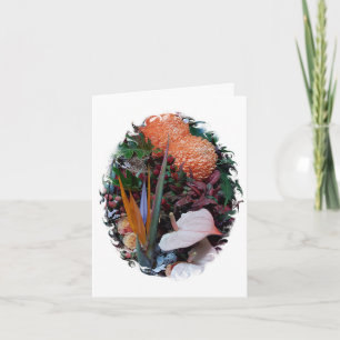 Cartão Birthday Card - Bird of Paradise Floral