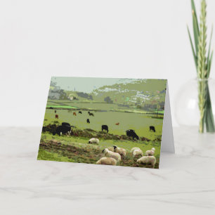 Cartão Birthday card Country scene