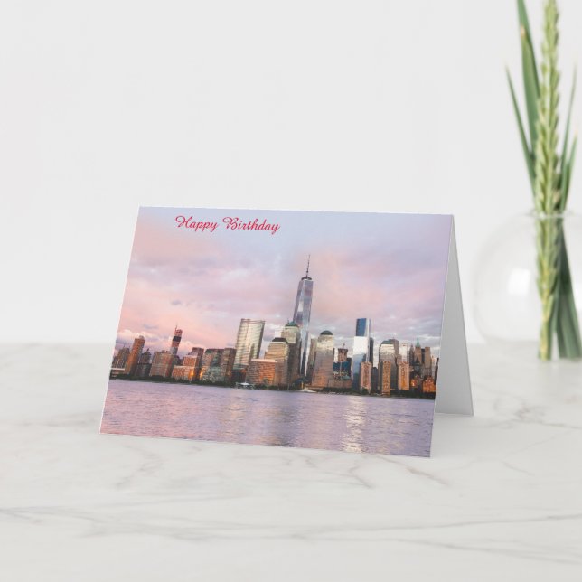 Cartão Birthday Card EUA (Frente)