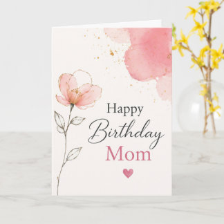 Cartão Birthday Card for Mom