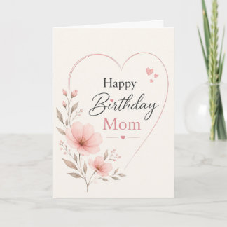 Cartão Birthday Card for Mom