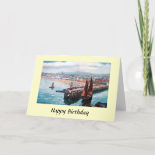 Cartão Birthday Card - Peel, Isle of Man