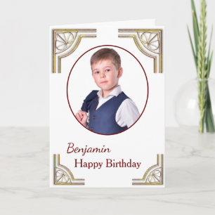 Cartão Birthday Card Photo Custom