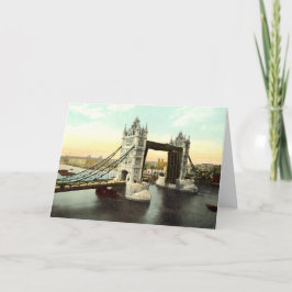 Cartão Birthday Card, Tower Bridge, Londres