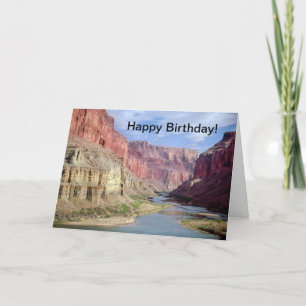 Cartão Birthday card with Grand Canyon joke