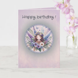 Cartão Birthday card, Wrapped in Flowers, Wrapped in Joy