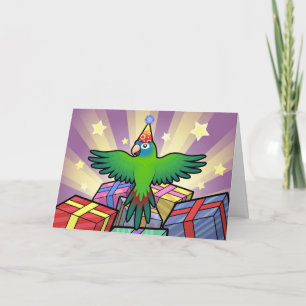 Cartão Birthday Conure / Lorikeet / Parrot