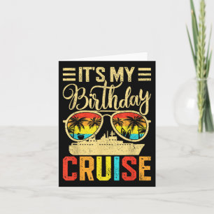 Cartão Birthday Cruise 2025 Family Matching Tee Summer Va