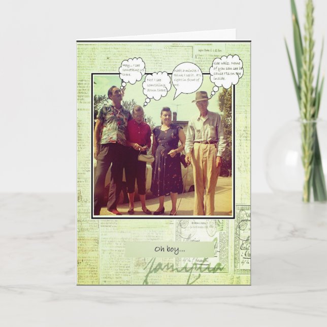 Cartão Birthday Encantado (Frente)