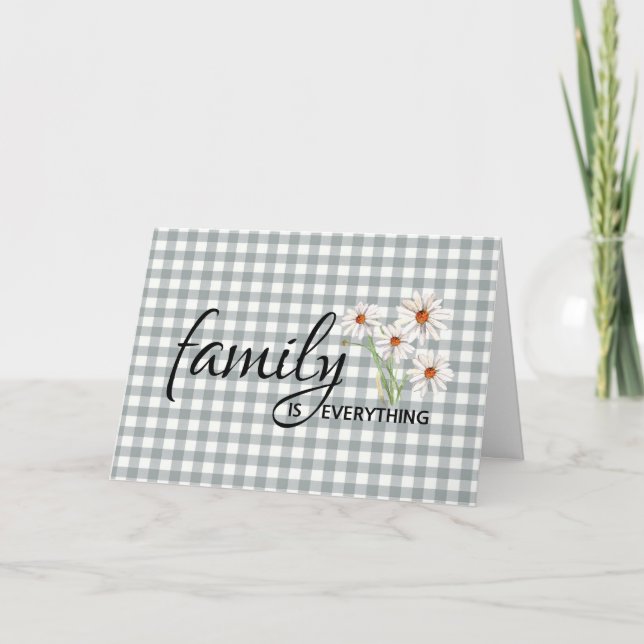 Cartão Birthday For Mother-in-Law Daisies (Frente)