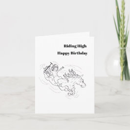 Cartão Birthday G Card : Riding High .