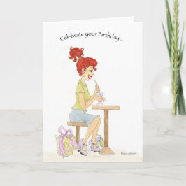 Cartão Birthday Gal Card