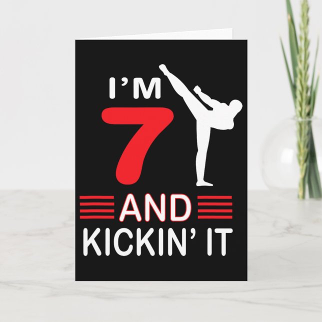 Cartão Birthday Gift Martial Arts Gift Boys Girls 2  (Frente)