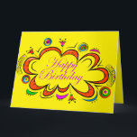 Cartão Birthday Girl<br><div class="desc">Happy Birthday Girl design for Her</div>
