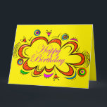 Cartão Birthday Girl<br><div class="desc">Happy Birthday Girl design for Her</div>