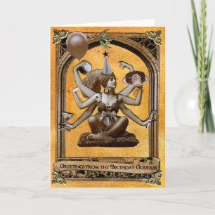 Cartão Birthday Goddess