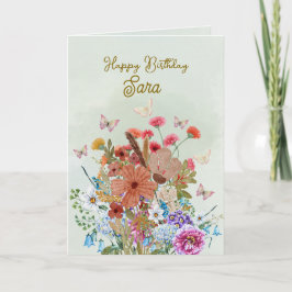 Cartão Birthday Greetings Card