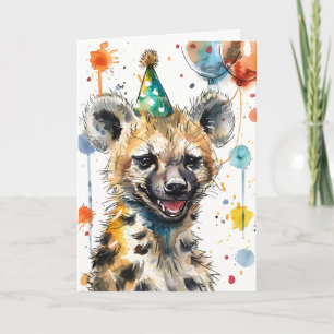 Cartão Birthday Hyena