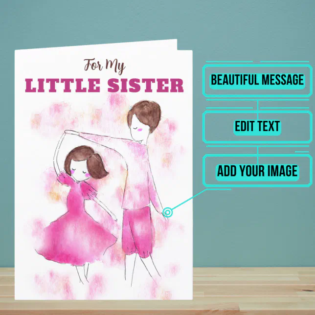 Happy Birthday Sister Card To my Sister Happy Birthday card -  Portugal