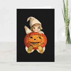 Cartão BIRTHDAY KID Halloween Birthday Card