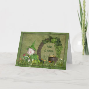 Cartão Birthday Leprechaun