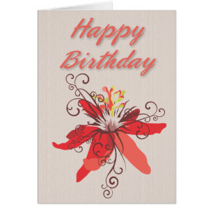 Cartão Birthday Lilly