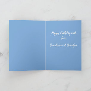 Cartão Birthday Moose Whimy Blue