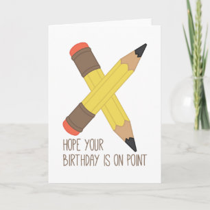 Cartão Birthday On Point!