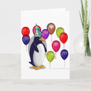 Cartão Birthday Penguin