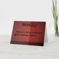 Birthday Philippians 4-4