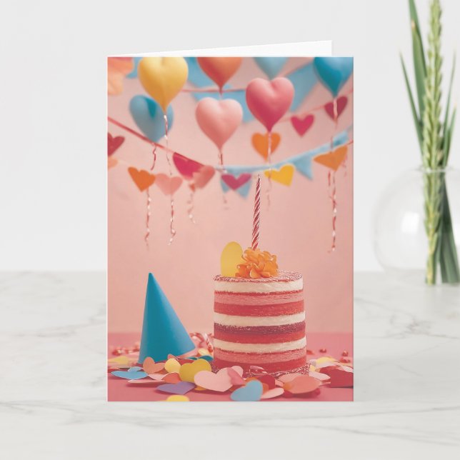 Cartão Birthday Robot Overload (Frente)