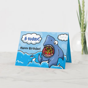 Cartão Birthday Shark