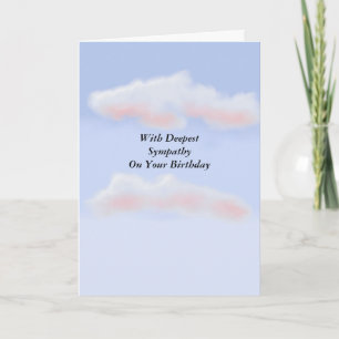Cartão Birthday Sympathy Card