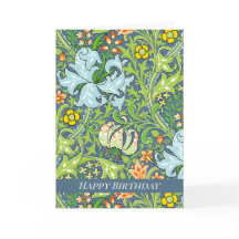 Birthday William Morris Ouro Lily 1899 CC1227