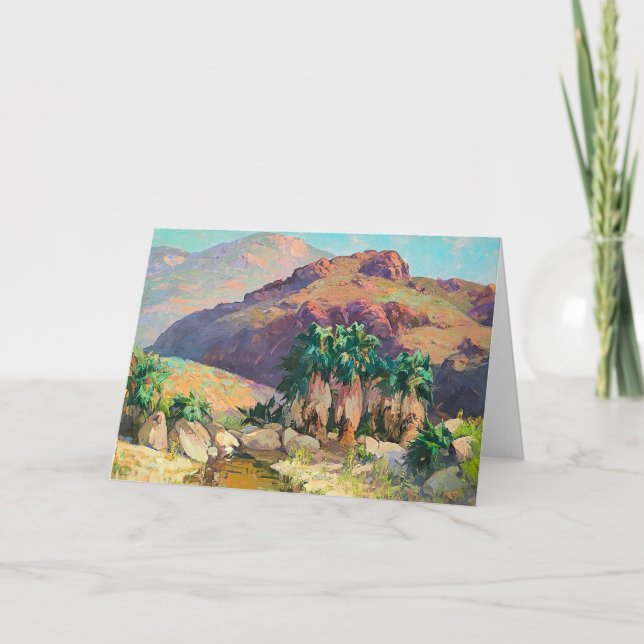 Cartão Bischoff - Palm Canyon (Frente)