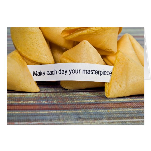 Cartão Biscoito chinês (Frente Horizontal)