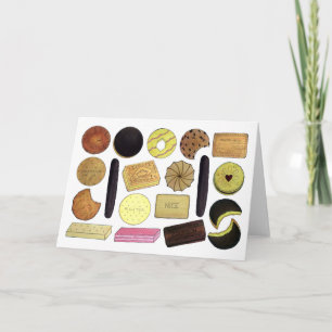 Cartão Biscoitos britânicos Pão-de-Atalho Rich Tea Digest
