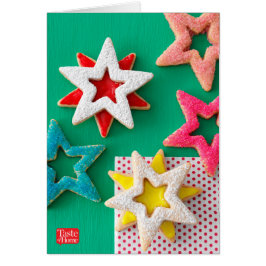 Cartão Biscoitos do entalhe