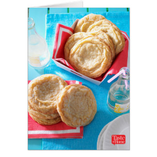 Cartão Biscoitos gigantes de açúcar com limão