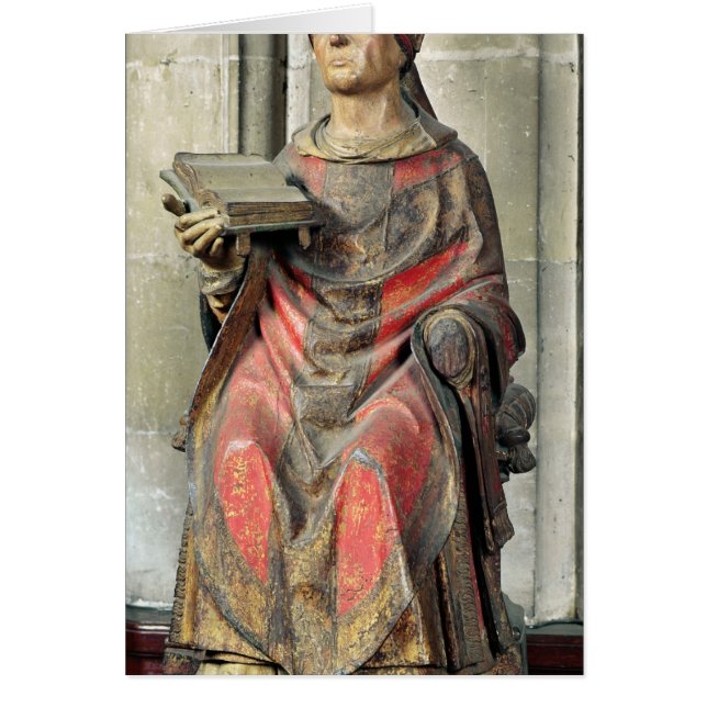 Cartão Bishop de St Germain de Auxerre (Frente)