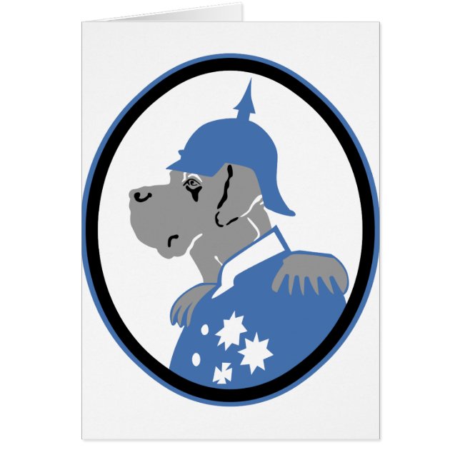 Cartão Bismarck Dog (Frente)