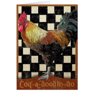 Cartão Bisto Rooster